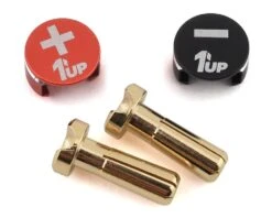 1UP Racing 190431 4mm Heatsink LowPro Bullet Plug Connectors & Grips 1 Pair