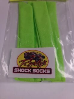 Rusty's Shock Socks Neon Green Four Pack -Spetrum Racing Model Shop 20210416 182209