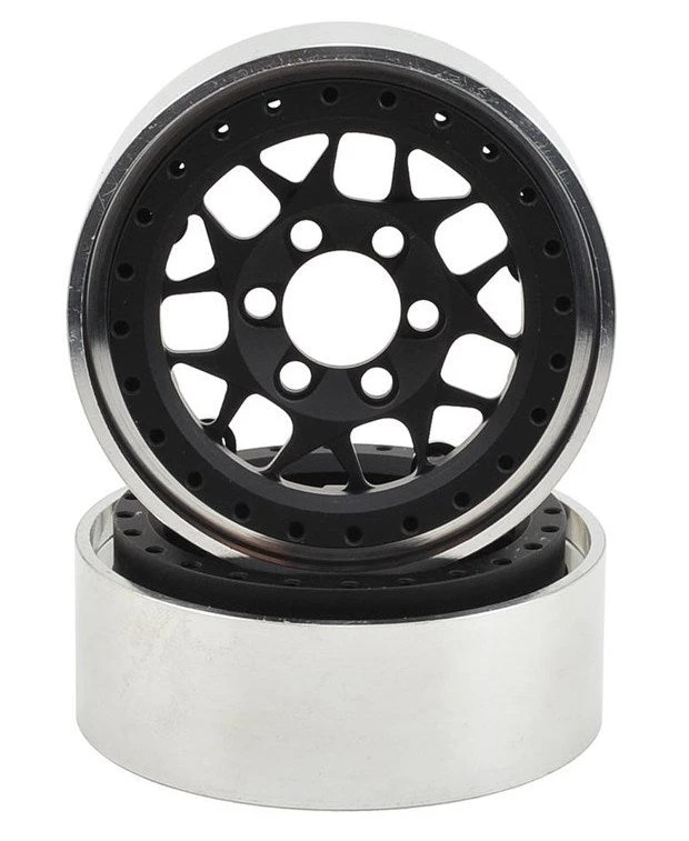 Vanquish Products VPS07710 KMC 1.9 XD127 Bully Beadlock Wheel Black Anodized 1 Pair 3 Vanquish Products VPS07710 KMC 1.9 XD127 Bully Beadlock Wheel Black Anodized 1 Pair