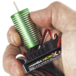 Castle Creations 010-0147-01 Mamba Micro X 12.6V ESC 2A BEC W/ 4100kV Brushless Motor -Spetrum Racing Model Shop castle creations 010 0147 01 mamba micro x 12 6v esc 2a bec w 4100kv brushless motor