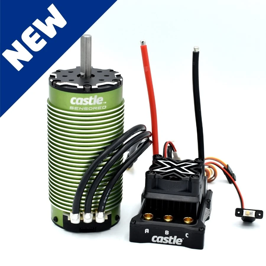 Castle Creations 010-0165-01 1/6 Mamba Monster X 8S WaterProof ESC With 2028KV Motor Combo 3 Castle Creations 010-0165-01 1/6 Mamba Monster X 8S WaterProof ESC With 2028KV Motor Combo