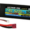 Common Sense RC (2S5200-50D) Lectron Pro 2S 7.4V 5200mAh 50C Lipo Battery With Deans -Spetrum Racing Model Shop common sense rc 2s5200 50d lectron pro 2s 7 4v 5200mah 50c lipo battery with deans