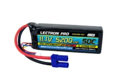 Common Sense RC (3S5200-505) Lectron Pro 3S 11.1V 5200mAh 50C Lipo Battery With EC5