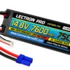 Common Sense RC (4S7600-755) Lectron Pro 4S 14.8V 7600mAh 75C Hard Case LiPo Battery With EC5 -Spetrum Racing Model Shop common sense rc 4s7600 755 lectron pro 4s 14 8v 7600mah 75c hard case lipo battery with ec5