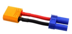 Common Sense RC EC5F2XT90M EC5 Female To XT90 Male Adapter