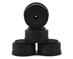 DE Racing BS4-UB Black Borrego SCT Wheels For Traxxas Slash 4 Pack