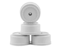 DE Racing BS4-UW White Borrego SCT Wheels For Traxxas Slash 4 Pack