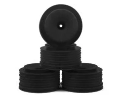DE Racing DERPS4UB Black Speedline Plus SC Wheels For 2WD Slash Rear And Slash 4x4