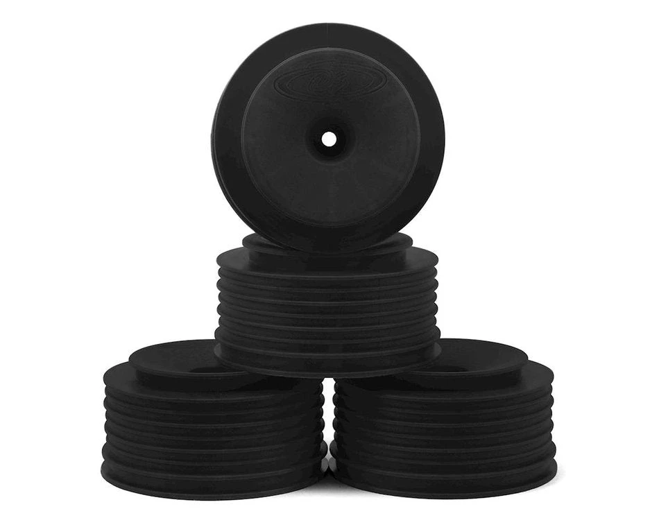 DE Racing DERPS4UB Black Speedline Plus SC Wheels For 2WD Slash Rear And Slash 4x4 3 DE Racing DERPS4UB Black Speedline Plus SC Wheels For 2WD Slash Rear And Slash 4x4