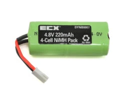 Dynamite B0007 4.8V 220mAh 2/3AAA NiMH 4C Flat Battery