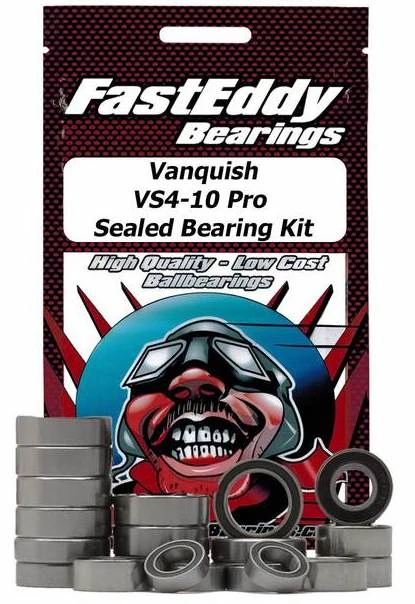 Fast Eddy Bearings TFE5832 Vanquish VS4-10 Pro Rubber Sealed Bearing Kit 3 Fast Eddy Bearings TFE5832 Vanquish VS4-10 Pro Rubber Sealed Bearing Kit