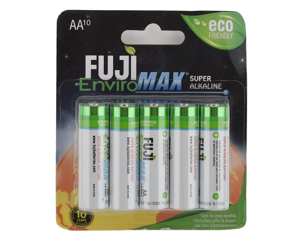 Fuji 4300BP Enviromax AA Alkaline Battery 10 Pack 3 Fuji 4300BP Enviromax AA Alkaline Battery 10 Pack