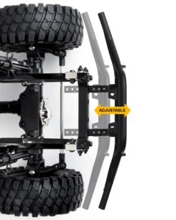 Gmade 30010 Front Tube Bumper For GS01 With Black Skid Plate -Spetrum Racing Model Shop gmade 30010 front tube bumper for gs01 with black skid plate b