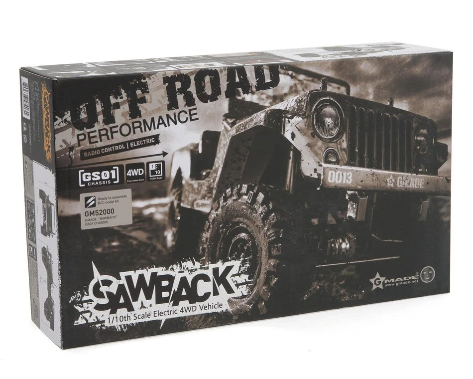Gmade 52000 1/10 Sawback GS01 Crawler Kit 4 Gmade 52000 1/10 Sawback GS01 Crawler Kit - Image 2