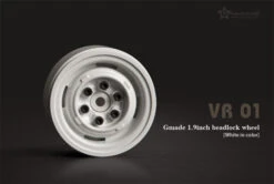 Gmade 70106 1.9" VR01 Beadlock Wheels White 2 Pack