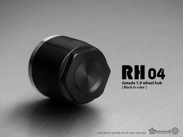 Gmade 70144 1.9" RH01 Beadlock Wheel Hubs Black 4 Pack 3 Gmade 70144 1.9" RH01 Beadlock Wheel Hubs Black 4 Pack