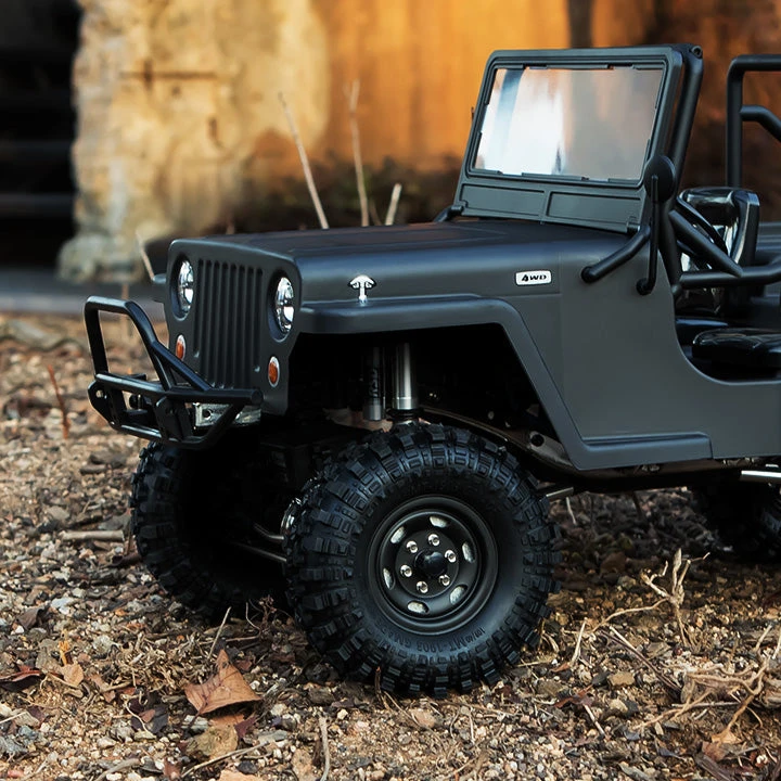 Gmade 70507 1.9" SR04 1/10 Crawler Beadlock Wheels Uncoated Silver 2 Pack 5 Gmade 70507 1.9" SR04 1/10 Crawler Beadlock Wheels Uncoated Silver 2 Pack - Image 3