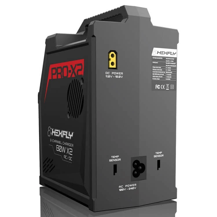 Hexfly 15247 Pro X2 Charger Dual AC/DC 7A LiPo NiMH & NiCd Battery Charger 4 Hexfly 15247 Pro X2 Charger Dual AC/DC 7A LiPo NiMH & NiCd Battery Charger - Image 2