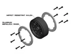 Incision By Vanquish IRC00250 1.9 KMC XD229 Machete Black Beadlock Wheels 2 Pack -Spetrum Racing Model Shop incision by vanquish irc00250 1 9 kmc xd229 machete black beadlock wheels 2 pack b