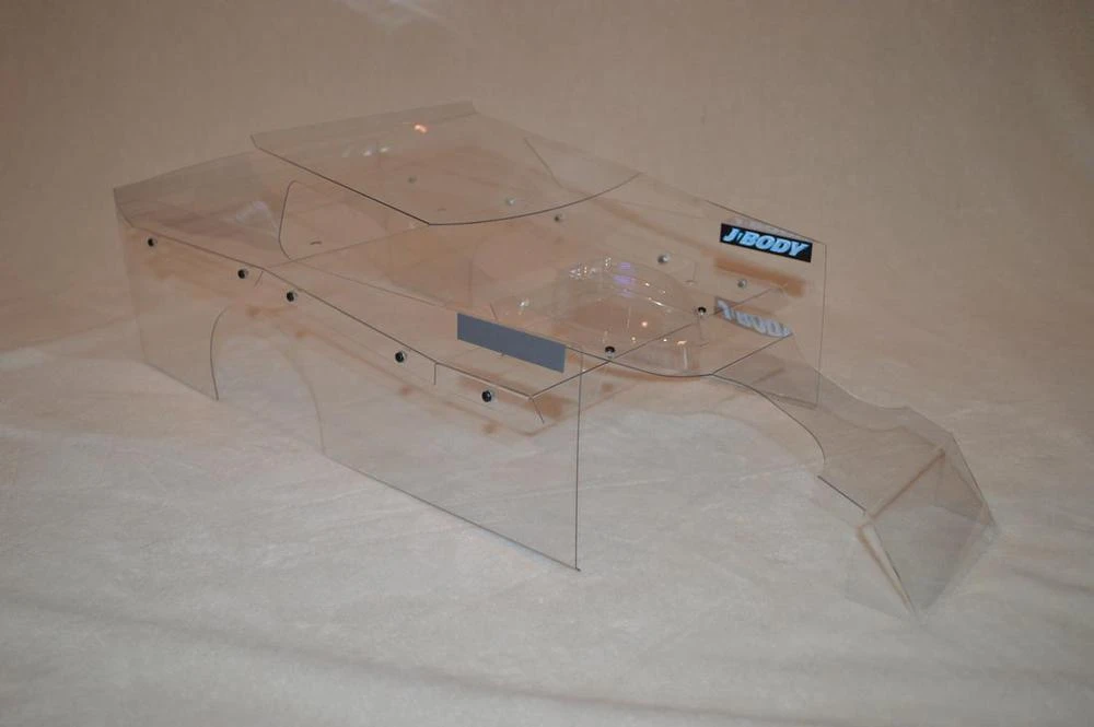 J-Body Stock Mudboss Clear Body With S-200 Hood Scoop 4 J-Body Stock Mudboss Clear Body With S-200 Hood Scoop - Image 2