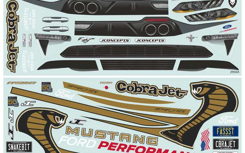 J Concepts 0442 2018 Mustang Clear Body 13" Wheelbase 5 J Concepts 0442 2018 Mustang Clear Body 13" Wheelbase - Image 3