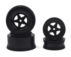 J Concepts 3387B Black Startec Street Eliminator Wheels For Slash Bandit