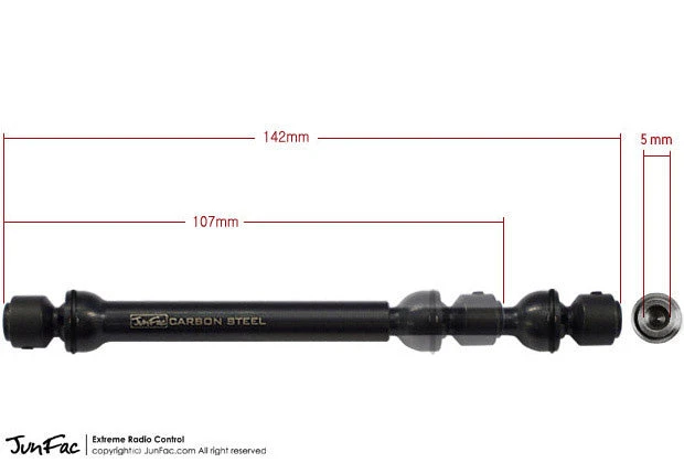 JunFac 90035 Scale Hardened Steel Driveshafts For Gmade Sawback 4 JunFac 90035 Scale Hardened Steel Driveshafts For Gmade Sawback - Image 2