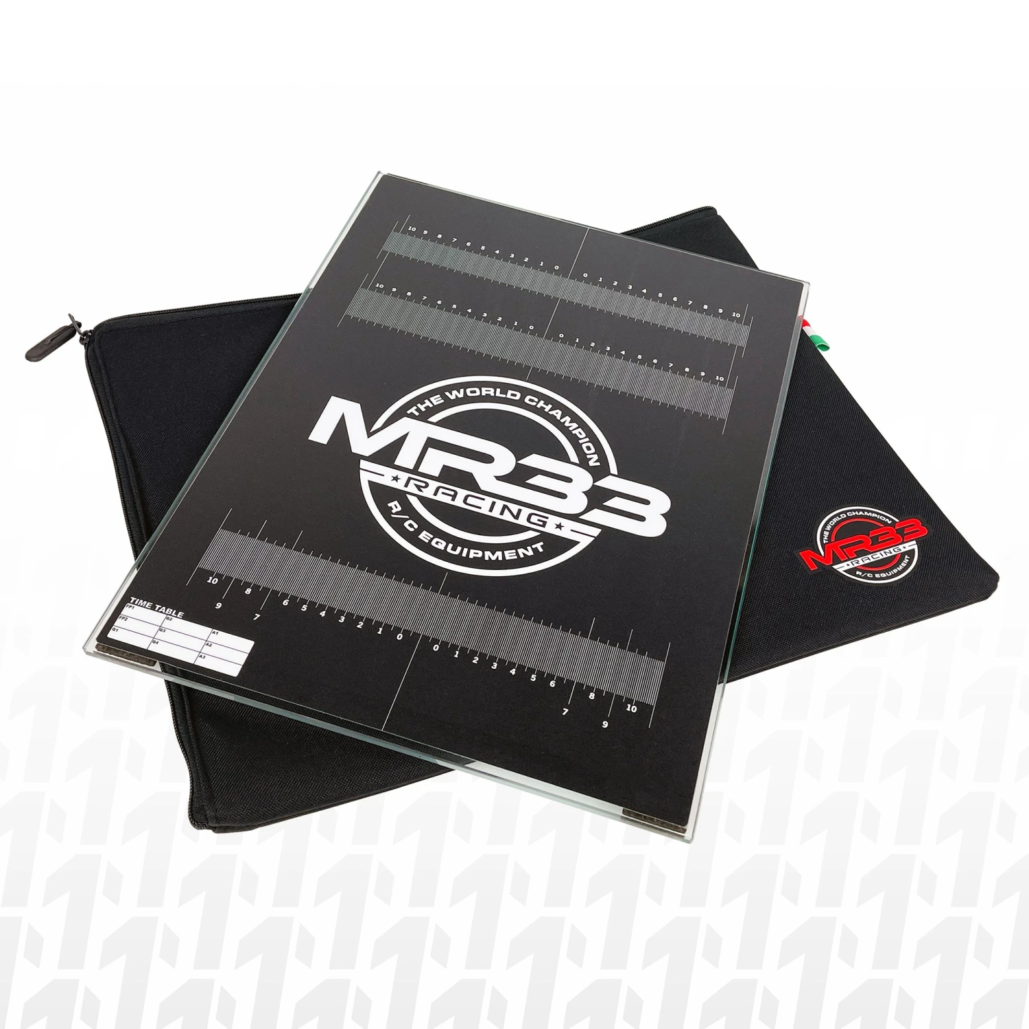 MR33 Racing Glass Setup Board With Protective Travel Bag 3 MR33 Racing Glass Setup Board With Protective Travel Bag