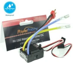 Powerhobby 1060 Brushed Waterproof 60A ESC