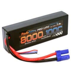 Powerhobby 2S 7.4V 8000mAh 100C Lipo Battery Pack With EC5 (UPS Shipping Only)
