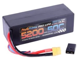 Powerhobby 4S 7.4V 5200mAh 50C Hard Case Lipo Battery Pack With XT60 And Traxxas Adapter (UPS Shippi
