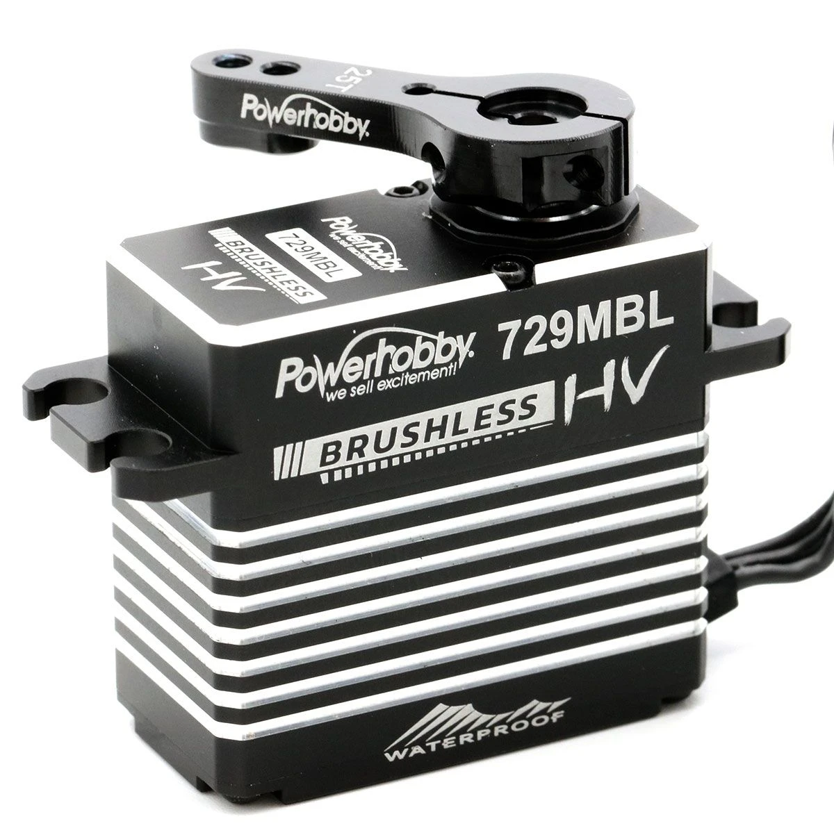 Powerhobby 729MBL HV Waterproof Brushless Steel Gear Servo 4 Powerhobby 729MBL HV Waterproof Brushless Steel Gear Servo - Image 2