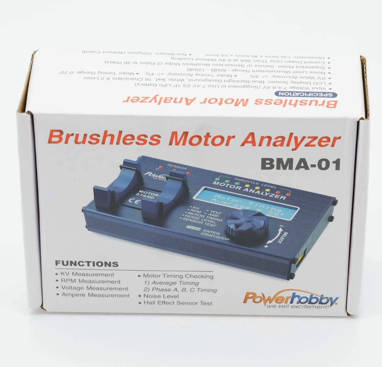 Powerhobby BMA01 Brushless Motor Analyzer And RPM And Voltage Motolyzer 5 Powerhobby BMA01 Brushless Motor Analyzer And RPM And Voltage Motolyzer - Image 3