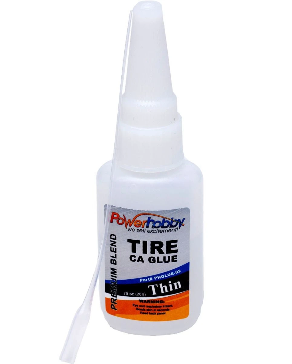Powerhobby PHGlue-03 Premium Blend CA Tire Glue With Thin Tip .75oz 3 Powerhobby PHGlue-03 Premium Blend CA Tire Glue With Thin Tip .75oz