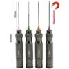 Powerhobby T009 Pro Series Standard Magnetic Hex Tool Set (.05" 1/16" 5-64" 3/32")