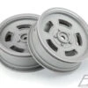 Pro-Line 2792-05 2.2" Slot Mag Stone Gray Front Wheels For 2WD Slash And DR10 Drag Cars 1 Pair -Spetrum Racing Model Shop pro line 2792 05 2 2 slot mag stone gray front wheels for 2wd slash and dr10 drag cars 1 pair