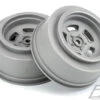 Pro-Line 2793-05 2.2" Slot Mag Stone Gray Rear Wheels For 2WD Slash And DR10 Drag Cars 1 Pair -Spetrum Racing Model Shop pro line 2793 05 2 2 slot mag stone gray rear wheels for 2wd slash and dr10 drag cars 1 pair