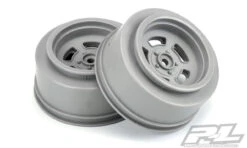 Pro-Line 2793-05 2.2" Slot Mag Stone Gray Rear Wheels For 2WD Slash And DR10 Drag Cars 1 Pair