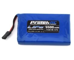 Protek RC 5550 1S 3.7V 5500mAh High Capacity Sanwa M17 LiPo Transmitter Battery