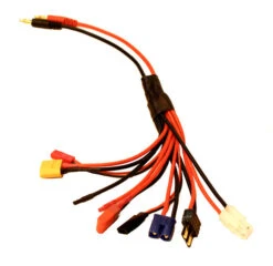 Racers Edge 1624 7 Function Charge Adapter With 4mm Bulltes