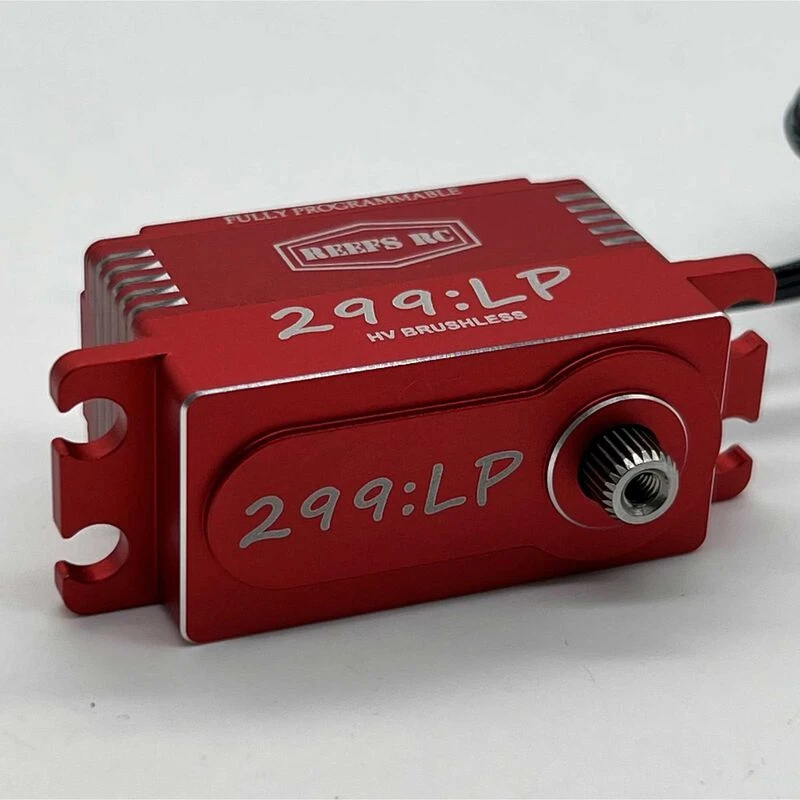 REEFS RC 299LP Low Profile High Speed High Torque Servo - Special Edition Red 3 REEFS RC 299LP Low Profile High Speed High Torque Servo - Special Edition Red