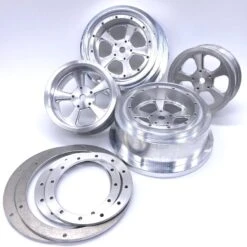 Reefs RC OG MAG Beadlock Drag Car Wheels With Rings And Hardware