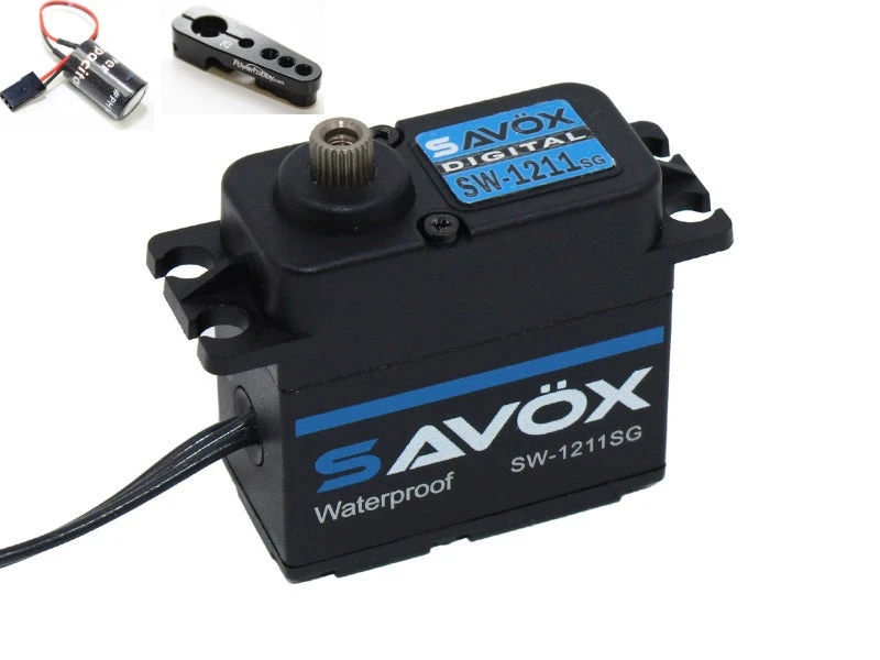 Savox 1211SG-BE Coreless Digital Waterproof Servo Black Edition 3 Savox 1211SG-BE Coreless Digital Waterproof Servo Black Edition