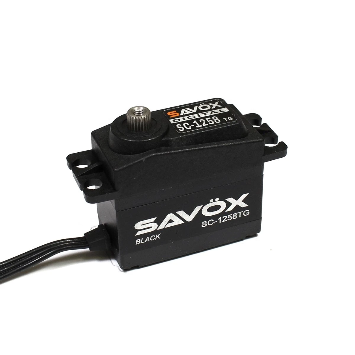 Savox SC-1258TG-BE Black Edition Standard Size Servo (0.08sec / 166oz @ 6V) 3 Savox SC-1258TG-BE Black Edition Standard Size Servo (0.08sec / 166oz @ 6V)