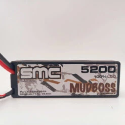 SMC 5250-2S1P Mudboss V2 5200mAh 7.4V 50C 2S LiPo Battery With Deans