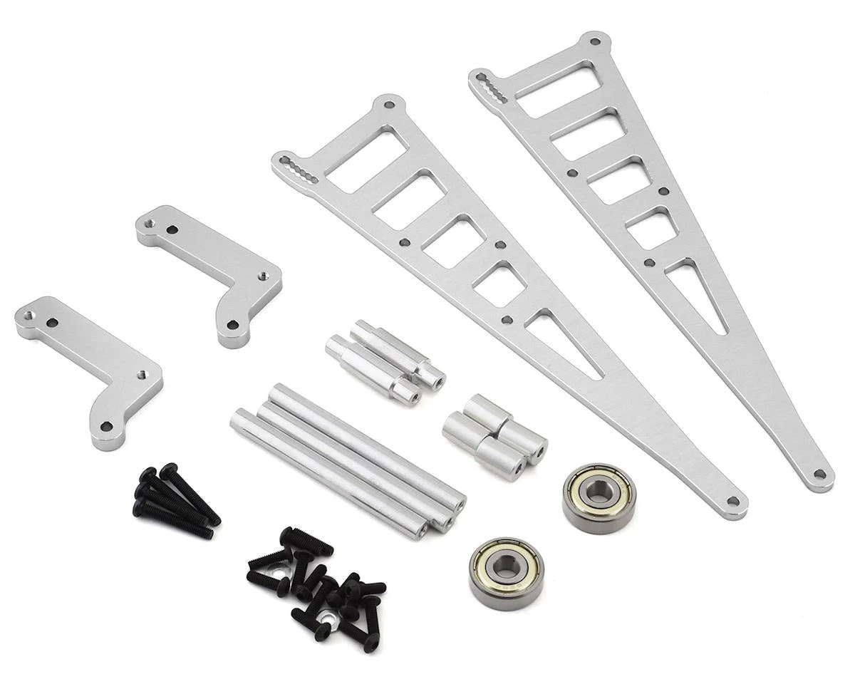 ST Racing Concepts SPTSTC71071S Silver Aluminum Adjustable Wheelie Bar Kit For DR10 Drag Car 3 ST Racing Concepts SPTSTC71071S Silver Aluminum Adjustable Wheelie Bar Kit For DR10 Drag Car