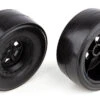 Team Associated 71072 Rear Wheels And Tires For DR10 Drag Race Car