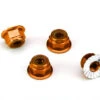 Traxxas 1747T Orange Aluminum Flanged Nylon Locking Nuts 4mm -Spetrum Racing Model Shop traxxas 1747t orange aluminum flanged nylon locking nuts 4mm
