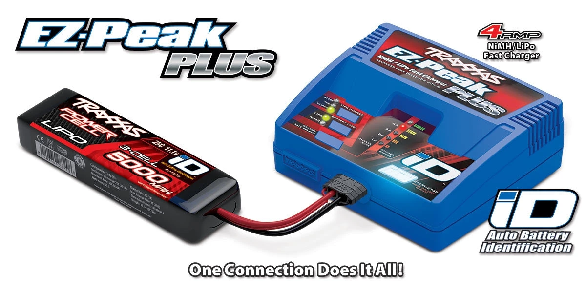 Traxxas 2970 EZ-Peak Plus Fast RC Battery Charger With ID For LiPo And NiMH (4 Amp) 4 Traxxas 2970 EZ-Peak Plus Fast RC Battery Charger With ID For LiPo And NiMH (4 Amp) - Image 2