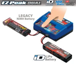 Traxxas 2972 EZ-Peak Dual LiPo NiMh Fast RC Battery Charger With ID For LiPo And NiMH (100w 8amp) -Spetrum Racing Model Shop traxxas 2972 ez peak dual 100w rc battery charger id lipo nimh 3